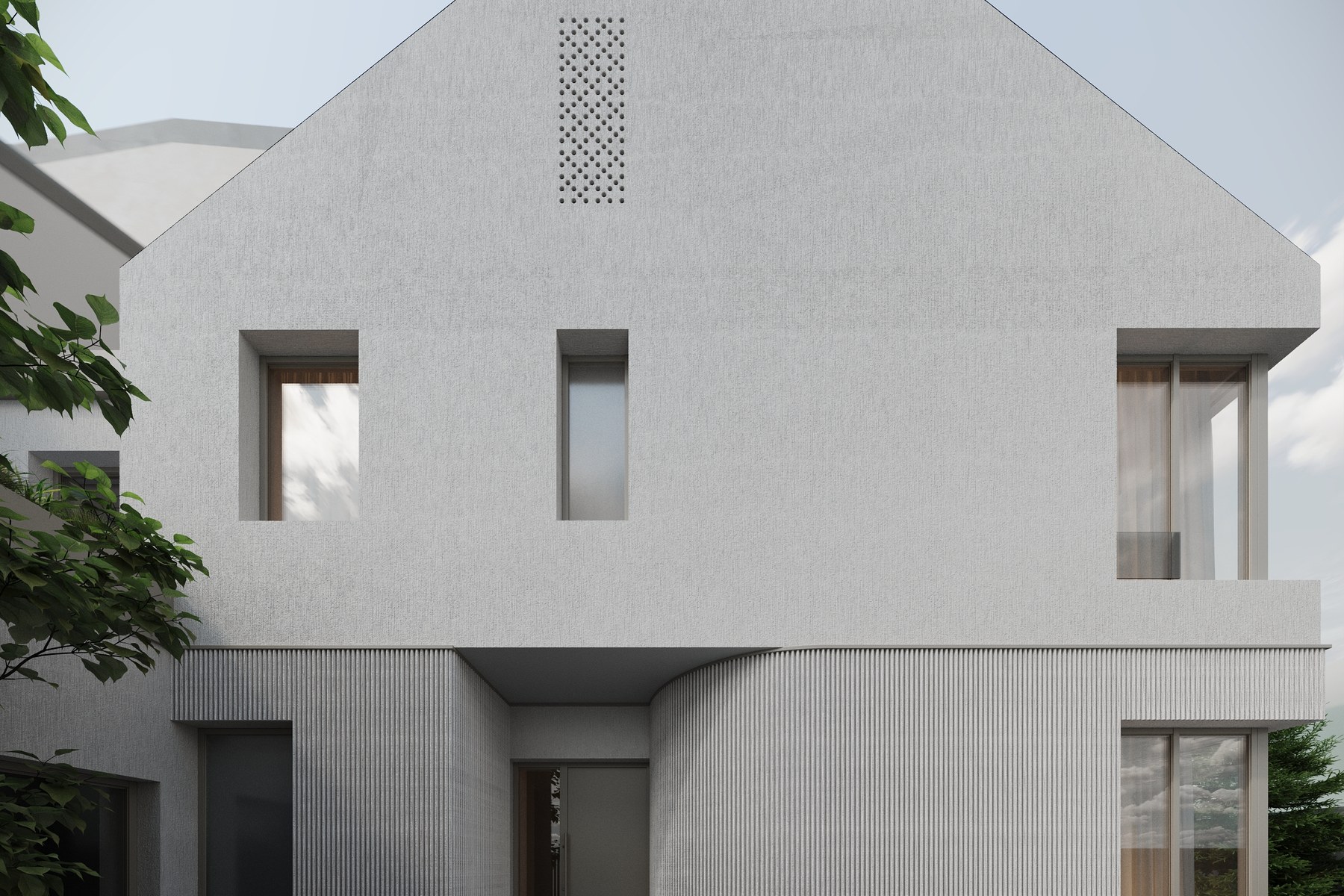 Minimal architectural interior detail